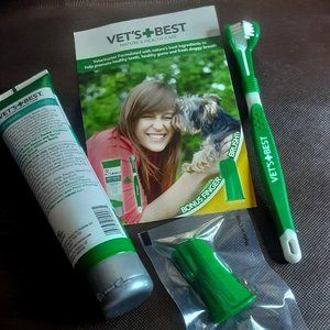 🤍 Vet's Best Enzymatic Dog Dental kit.